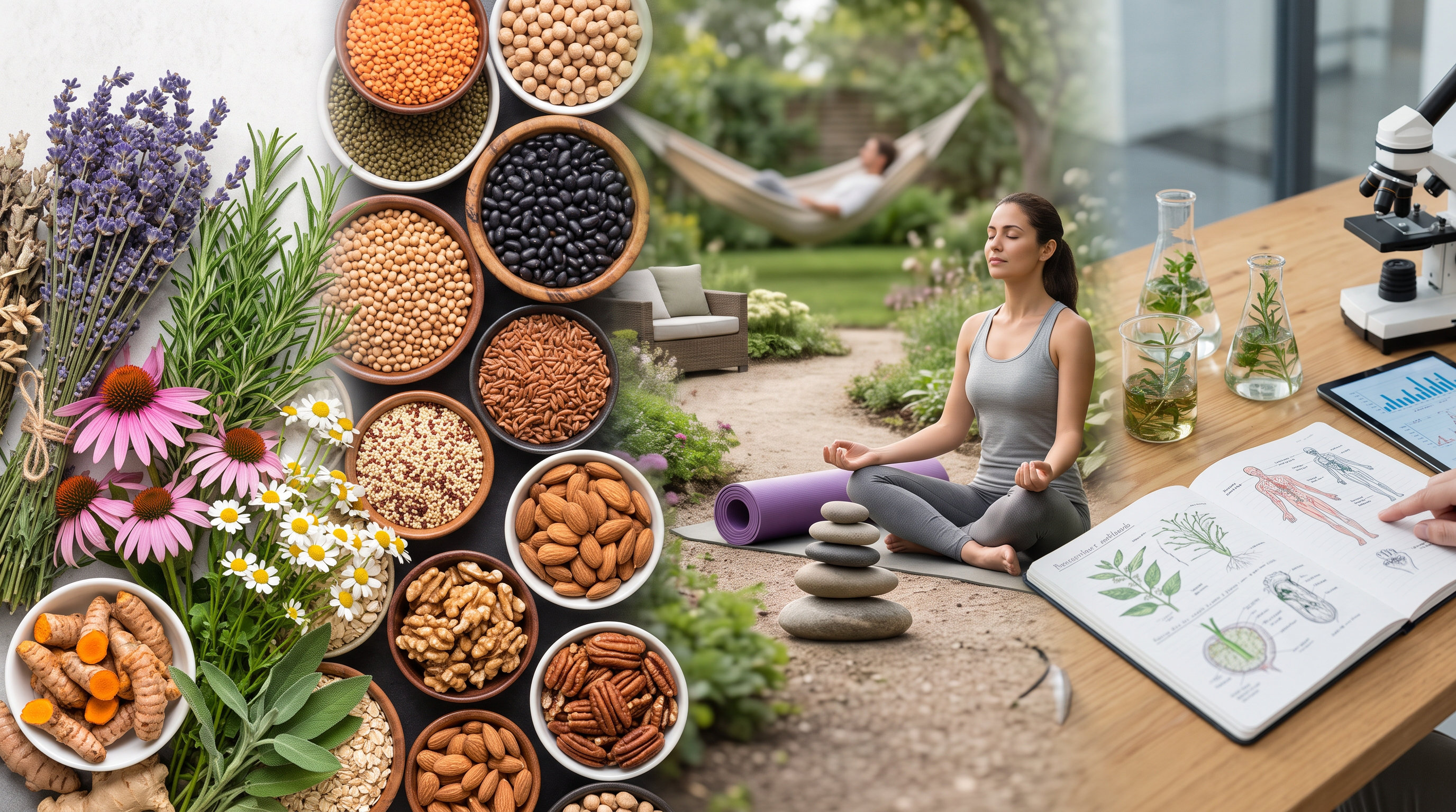 Plantas medicinales, nutrición, bienestar